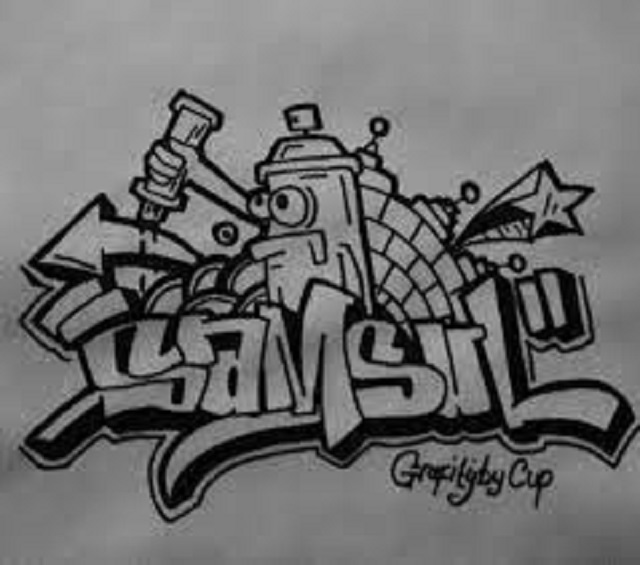 Kumpulan Gambar Grafiti Nama Keren Dan Cara Membuatnya 2282