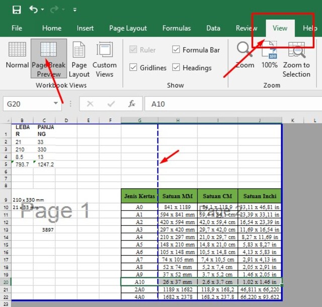 Cara Print Di Excel Agar Tidak Terpotong Dan Tetap Rapi Dijamin Berhasil 1710