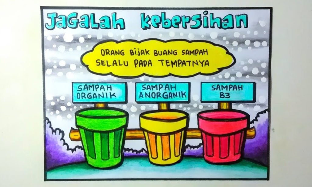 10 Contoh Poster Kebersihan Yang Mudah Digambar Anak Vrogu – NBKomputer