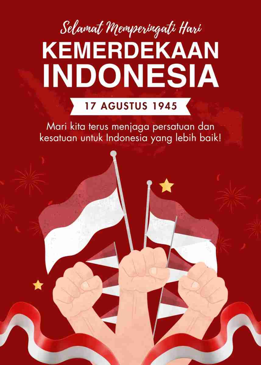 20 Contoh Poster Kemerdekaan Indonesia 17 Agustus Menarik 6881